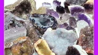 HOW TO Cut and Process Druzy and Crystal Clusters  Liz Kreate [upl. by Dimond]