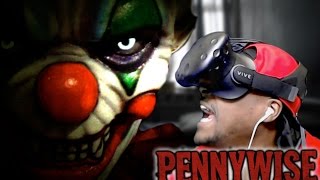 I quotREALLYquot HATE CLOWNS  The Pennywise 360 VR Horror Experience IT CREEPYPASTA REACTION [upl. by Serafine]