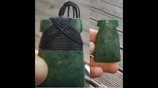 How I Bind a Pounamu Hei Toki [upl. by Huff]