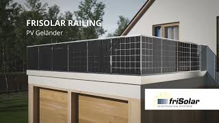 Photovoltaiksysteme friSolar vertical  Railing [upl. by Kacerek]