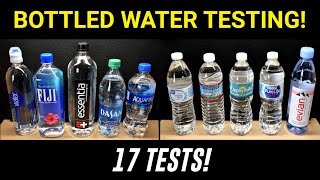 Testing 10 Popular Bottled Drinking Water Brands  See How They Compare [upl. by Hales]