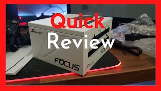 Seasonic Focus GX850W 80 Gold Quick Review  12v rail testing and Comparing [upl. by Nanek]