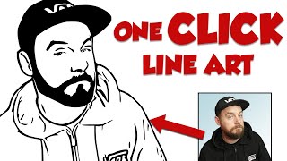 How to Get Amazing Vector Line Art  With Just One Click [upl. by Isabea]