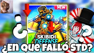 ¿En que Falló Skibidi Tower Defense  mini historia de STD skibiditoilettowerdefense [upl. by Brynne]