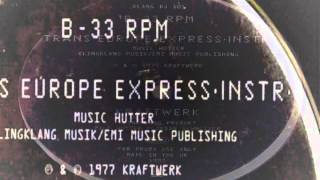 Kraftwerk  Trans Europe Express Instrumental [upl. by Maghutte]