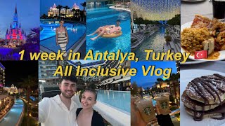 1 Week in Antalya Turkey Vlog  Aska Lara Resort amp Spa  All inclusive Vlog Land of Legends [upl. by Eidaj828]