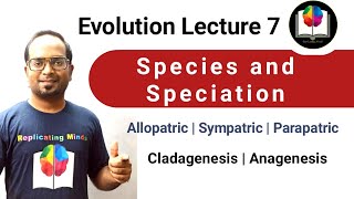 Evolution  7  Speciation  Allopatric  Sympatric  Parapetric  Cladagenesis amp Anagenesis  CSIR [upl. by Island]