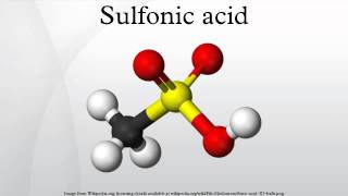 Sulfonic acid [upl. by Orapma]