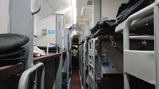 Mangala Express 3E Economy Coach inside Vlog  3rd AC Economy Coach [upl. by Nwadahs]