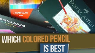 FaberCastell POLYCHROMOS vs Prismacolor PREMIER vs Caran Dache LUMINANCE  Colored Pencil Review [upl. by Hosbein]