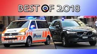 Police Cars responding ⎜BEST OF 2018⎟ Siren Lights amp Action [upl. by Fi790]