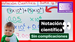 ✅NOTACIÓN CIENTÍFICA Suma y Resta con exponentes  SÉ UN CRACK  Física [upl. by Killarney]