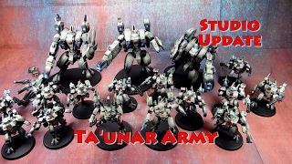 White Metal Games Presents Taunar Army  Studio Update [upl. by Eckmann755]