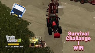 Fs 22 Survival Challange Competting against Daggerwin amp ChainSaw100 Ep 75 [upl. by Nowaj56]