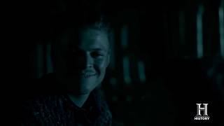 Vikings  Ivar Threatens To Burn Hvitserks Girlfriend Season 5B Official Scene 5x17 HD [upl. by Adnolor]