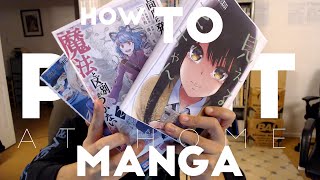 How to Print and Bind Manga Book or Comic at Home on your Own Printer  Manga Printing Tutorial [upl. by Mirielle93]