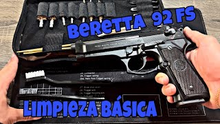 Beretta 92 FS limpieza básica [upl. by Ameekahs]