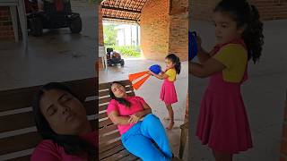 BAITA SUSTO NA TITIA 🤣🥰🤩 halloween funny comedy funnymoments funnyvideo shorts alone fear [upl. by Mazur]