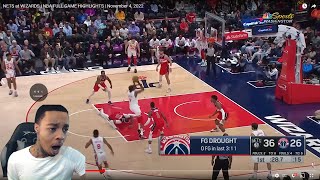 FlightReacts To NETS at WIZARDS  NBA FULL GAME HIGHLIGHTS  November 4 2022 [upl. by Wernher]