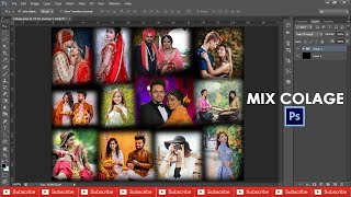 Mix background collage image in Photoshop photo collage design in photoshop [upl. by Ynahirb751]