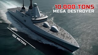 UK Builds 10000 Ton Destroyer Making It The Most Feared Warship On Earth  Navys Type 83 [upl. by Yregram]