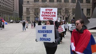 Armenian Genocide commemoration held at Daley Plaza [upl. by Ibby555]