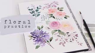 5 Simple Watercolor Flowers You Can Master Today [upl. by Bond]