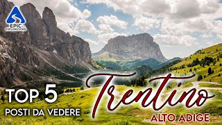 TrentinoAlto Adige Top 5 Città e Luoghi da Visitare  4K [upl. by Surat540]