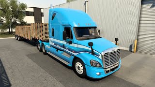 Freightshaker Cascadia 125 Jon Ruda Mod  American Truck Simulator  ATS  148 [upl. by Lemmor128]