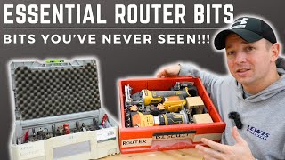 Router Bits Youve Never Seen  ESSENTIAL Router Bits for Jobsite Carpentry [upl. by Odrick722]