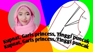 Kupnat Garis Princess Tinggi Puncak Lengan [upl. by Anuaik]