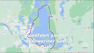 Schwerin 48 Km Fahrradtour um den Schweriner See Süd Um den Schweriner See  Südrunde [upl. by Patin]