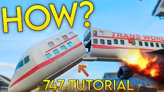 How I Made Real Plane Crashes Recreated in Lego Pt2  747 amp DC10 TUTORIAL [upl. by Mcroberts]