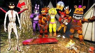 Animatronics CAMPING HORROR Story GTA 5 Mods FNAF RedHatter [upl. by Latihs216]