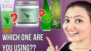 Best ALOE VERA GEL  Moisturizer To Be Used  Unsponsored Review by Preity Prerna  Reviewरविवार [upl. by Aynos432]