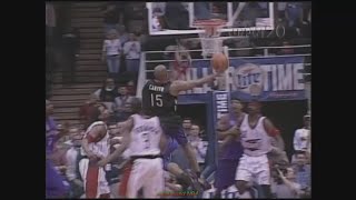 Vince Carter 43 Points  Rockets 200102 [upl. by Jonna503]