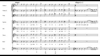 Gratias agimus tibi Gloria  A Vivaldi Score Animation [upl. by Aihsatal]