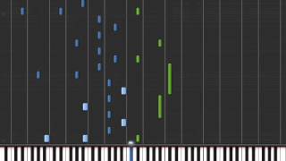 synthesia AMNESIA zoetrope piano tutorial [upl. by Fredia776]