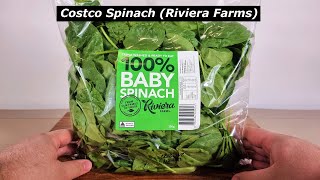 Recalled Riviera Farms Spinach Costco  LIMITED EDITION REVIEW [upl. by Monda]