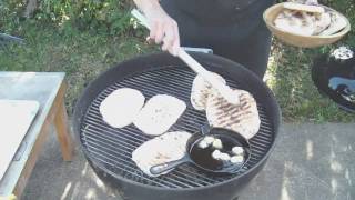 How to Make Grilled Flatbread Over a Wood Fire [upl. by Llennoj]