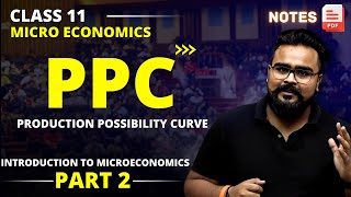 Introduction to microeconomics class 11  PRODUCTION POSSIBILITY CURVE  Chapter 1 Part 2 [upl. by Gascony]