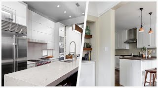 75 White Kitchen With Beige Backsplash Design Ideas Youll Love 🥰 [upl. by Fennelly]