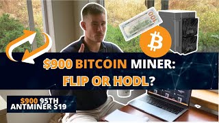 Buying a 900 Antminer S19 for Bitcoin Mining [upl. by Lekim]