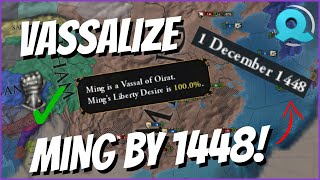 Make Ming Or Anyone a Vassal in EU4 1313 Leviathan [upl. by Akinaj]