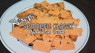 Resepi Biskut Semperit Klasik • Biskut Yang Paling Sedap Dan Rangup • Cair Di Mulut • Sukatan Cawan [upl. by Teraj647]