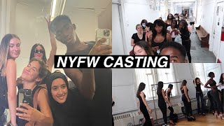 my first model casting for NEW YORK FASHION WEEK [upl. by Agiaf275]