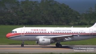 【新潟空港】China Eastern Airlines AIRBUS A319 Takeoff  KIJRJSN [upl. by Nezah647]