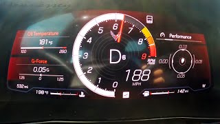 0188 MPH C8 Corvette Z06 Z07 Package INSANE FLAT PLANE V8 SOUND [upl. by Ahsaercal574]