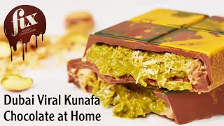 Make Dubai Famous Viral Kunafa Chocolate At Home  Trending desserts  Kunafa Recipe [upl. by Kcirderfla570]