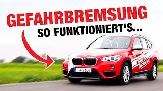 Grundfahraufgabe PKW Gefahrbremsung 🚘  Fischer Academy [upl. by Otaner]